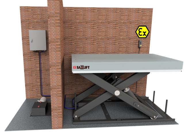 Standard ATEX-Rated Scissor Lift Table
