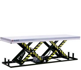 Tandem scissor lift table