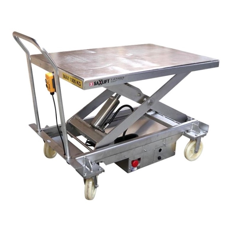 IZ1000EL-SST ELEKTRISCHER HUBTISCHWAGEN - Edelstahl